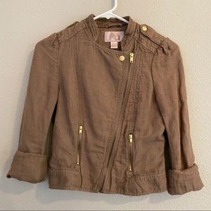 H&M Tan Linen Jacket